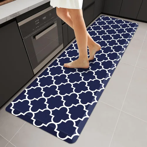 Miniatura 8 de WISELIFE - Tapete antifatiga para piso de 4/5 pulgadas, tapete de cocina antideslizante, impermeable, resistente, ergonómico, cómodo, duradero