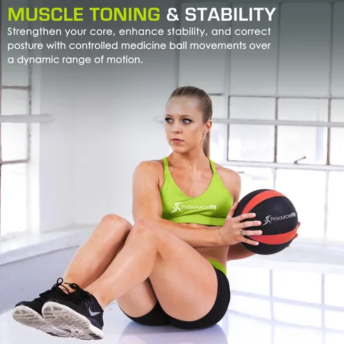Miniatura 3 de ProsourceFit Weighted Medicine Ball for Full Body Workouts