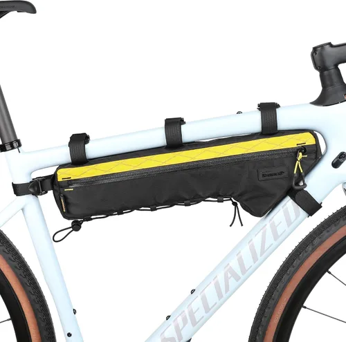 Miniatura 11 de Rhinowalk Bolsa de Marco Frontal de Bicicleta Bolsa Bajo Tubo Superior Triangular Accesorios de Ciclismo de 1.7L de Nylon Ligero para Bicicleta