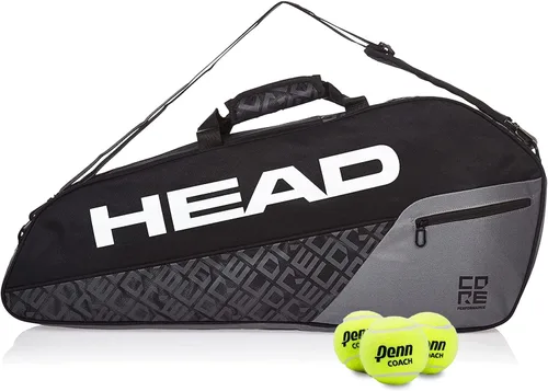 Miniatura 3 de Head Core 3R Pro, bolsa para raquetas de tenis Negro