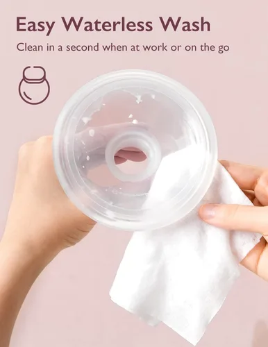 Miniatura 4 de Momcozy Toallitas Naturales para Extractor de Leche para Limpieza de Piezas del Extractor Sobre la Marcha, 30 Unidades (Paquete de 3), Toallitas