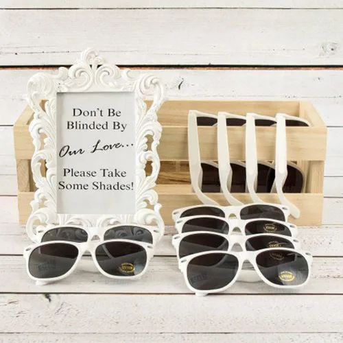 Miniatura 42 de Suministros para regalos de fiesta de colores neón Paquete de 8 gafas de sol unisex