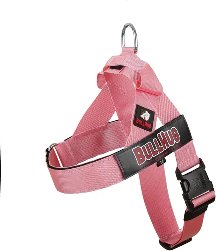 Miniatura 70 de BULLHUG Arnés ajustable para perro, sin tirones, sin estrangulamiento, para bulldogs ingleses, bulldogs franceses, pugs y razas de pecho ancho