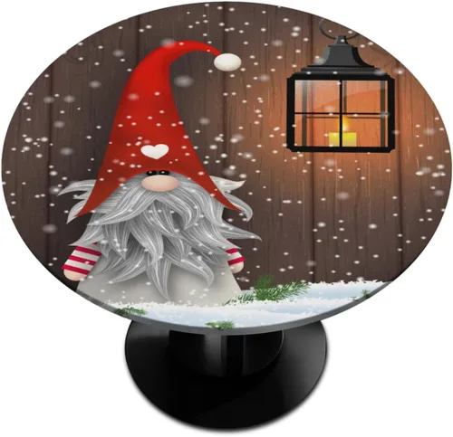 Miniatura 15 de Mantel redondo con diseño de huevos coloridos de Pascua, con borde elástico, impermeable, lavable, para cocina, fiestas, bodas, interiores