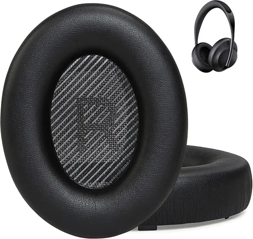 AHG nc 700 - Almohadillas de repuesto compatibles con auriculares Bose nc700/auriculares con cancelación de ruido Bose 700 (negro). Piel sintética