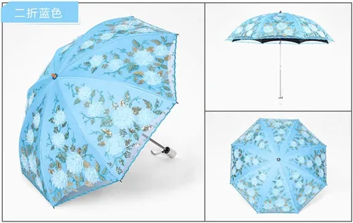 Miniatura 18 de Honeystore - Parasoles de encaje de flores para fiesta de boda, paraguas nupcial de encaje