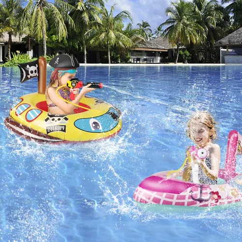 Miniatura 4 de 10Leccion Flotadores de piscina para niños pequeños de 3 a 8 años, divertidos juguetes acuáticos de verano