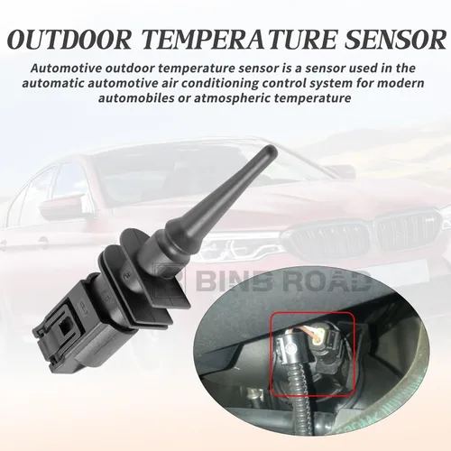 Miniatura 9 de Sensor de temperatura del aire exterior compatible con BMW E46 E39 E38 X3 X5 M5 M6 Z4 3 5 7 Series MINI (reemplaza 65816936953 65816905050)