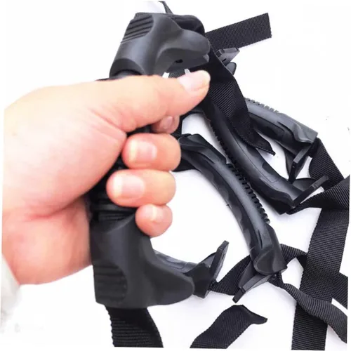 Miniatura 5 de BESPORTBLE 2 unids Fitness Handle Banda de Resistencia Mango de Entrenamiento Fitness Tirador de Cuerda Mango Deportivo Mango de Ejercicio Agarre