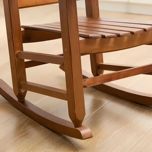 Miniatura 6 de Juego de 2 mecedoras para niños pequeños, de madera, cómodas, muebles para guardería, dormitorio, sala de estar, sala de lectura al aire libre, de 6