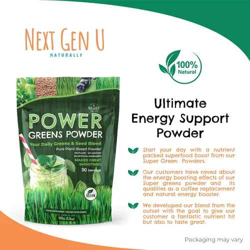 Miniatura 2 de NextGenU - Polvo Super Greens - 5.29 oz - Apoyo inmunológico - Complemento alimenticio - Verdes superalimentos - Mezcla de batidos para batidos