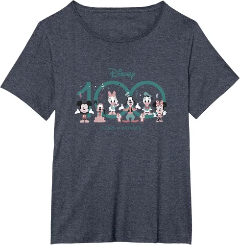Miniatura 33 de Disney 100 Years of Wonder Mickey & Pals Muted Cute D100 Camiseta, Negro