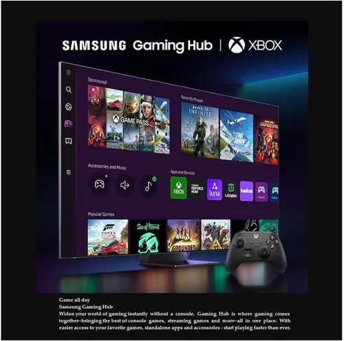 Miniatura 11 de Samsung 50 pulgadas Class Crystal UHD U7900F (2025) 4K Smart TV HDR 10+ Motion Xcelerator Bluetooth Bixby, Alexa, Google Assistant con montaje