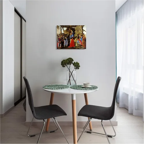 Miniatura 2 de A&T ARTWORK Adoración de los Reyes Magos por Sandro Botticelli The World Classic Art Reproductions, impresiones en lienzo giclée arte de pared