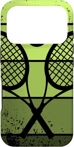 Miniatura 29 de Raqueta de jugador de tenis para iPhone 13 con cancha de pelota de tenis Vintage Retro Case