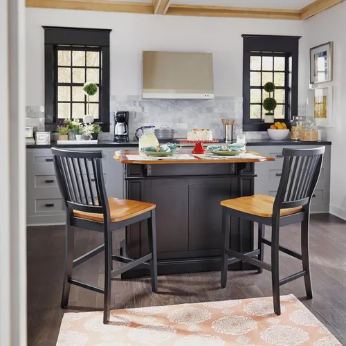 Miniatura 6 de Homestyles Taburete Americana Black