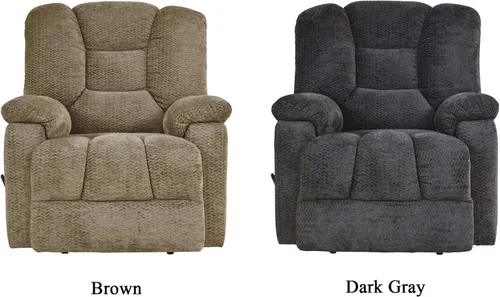 Miniatura 9 de Homelegance Silla reclinable manual, marrón