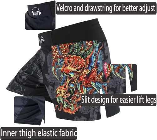 Miniatura 3 de Pantalones cortos de boxeo para hombres y hombres, BJJ para hombres
