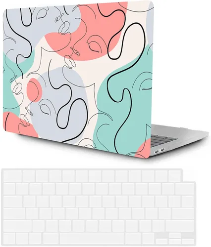 Miniatura 27 de Compatible con MacBook Pro de 13 pulgadas modelo A1278 versión 2012 2011 2010 2009 2008 versión antigua con CD-ROM, funda rígida para laptop