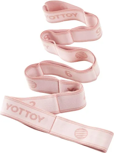 Miniatura 10 de YOTTOY Correa de Yoga y Bandas de Resistencia - Bandas Elásticas de Ejercicio para Mujeres con 10 Bucles - Perfectas para Estiramientos y Terapia