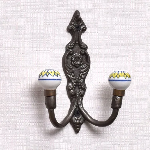 Miniatura 9 de Indian Shelf Ganchos de pared para colgar abrigos, ganchos de pared bohemios negros Perchero de pared Ganchos para colgar toallas Ganchos