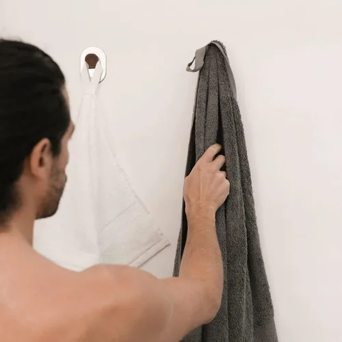 Miniatura 5 de Nebia Toalla de baño de lujo para duchas y bañeras, hecha de materiales reciclados, suave y absorbente, lavable a máquina, secado rápido, 30 x 60