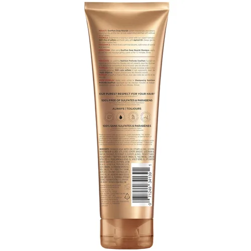 Miniatura 10 de L'Oreal Paris Acondicionador de Cabello para Cabello Seco, Hidratación de Triple Acción, Infundido con Aceite de Albaricoque, EverPure, 8.5 Fl Oz