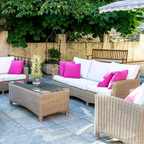 Miniatura 2 de PATIKIL Kit de reparación de mimbre, kit redondo de reparación sintética de vinilo de ratán de repuesto para muebles de jardín, silla de ratán, Verde