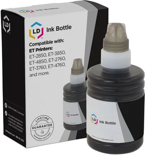 LD Productos Reemplazo de botella de tinta compatible para Epson 502 T502120-S (botella individual negra) Consulte la lista de todos los modelos