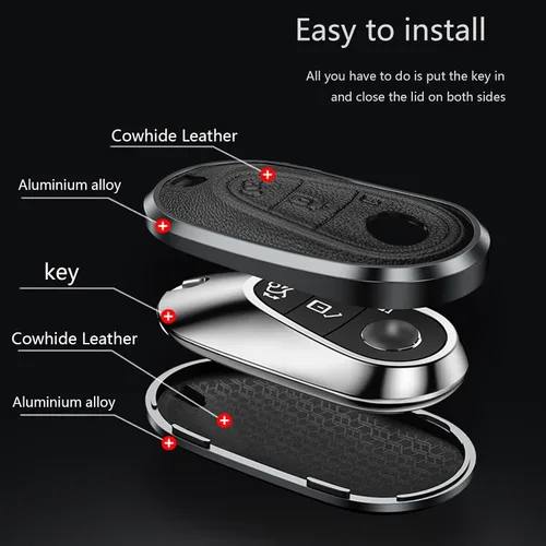Miniatura 3 de Lanyun Llavero para llavero compatible con Mercedes Benz 2020 2021 2022 2023 Mercedes Clase S Clase G Clase E Accesorios Llavero de coche Funda
