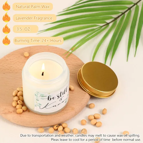 Miniatura 5 de Sieral 3 piezas de regalo cristiano a granel para mujeres, vaso de 20 onzas, vela de oración y bolsa de maquillaje con versículos bíblicos, regalo