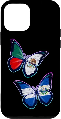Miniatura 16 de El Salvador y México bicultural Roots - Carcasa para iPhone 17 (versión mariposa)
