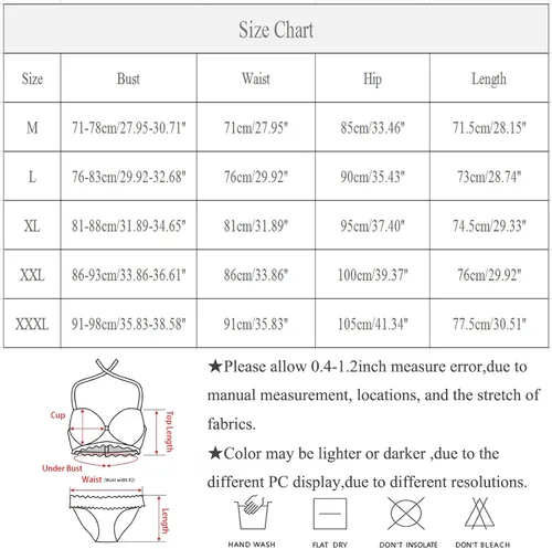 Miniatura 7 de Traje de baño de dos piezas para mujer 2023, traje de baño sexy con estampado halter