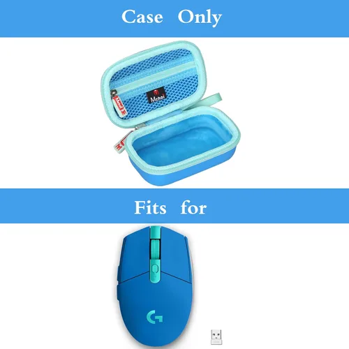 Miniatura 7 de Mchoi Funda rígida para Logitech G305, solo funda (todo azul)