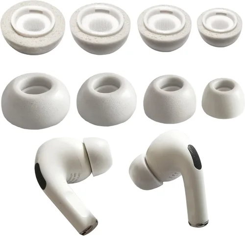 Miniatura 9 de Almohadillas de espuma viscoelástica para AirPods Pro 2 y AirPods Pro, 4 pares de puntas de repuesto XS/S/M/L con funda de almacenamiento