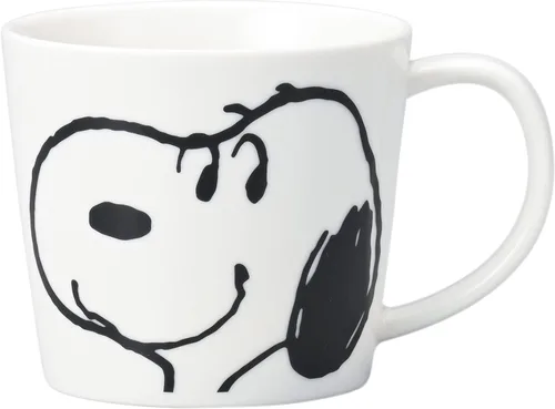 Miniatura 5 de Kaneshotouki Snoopy & Woodstock 623750 - Juego de 2 tazas (9.5 fl oz), de cerámica blanca, para uso diario, resistente al calor, fabricado en Japón