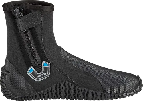 Miniatura 2 de Rapido Boutique Collection Wise - Botas de buceo de neopreno con cremallera, botas de buceo, esnórquel y surf, botas de suela de goma
