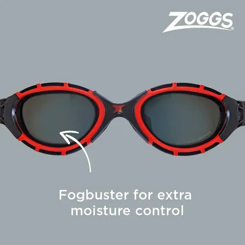 Miniatura 5 de Zoggs Gafas de natación unisex Predator Flex polarizadas antivaho, protección UV, visión amplia, sin deslumbramiento, ajuste rápido, 461043