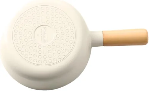 Miniatura 7 de FIKA - Mini wok de 7 pulgadas con mango de madera, utensilios de cocina compatibles con inducción para todas las estufas, sartén de revestimiento