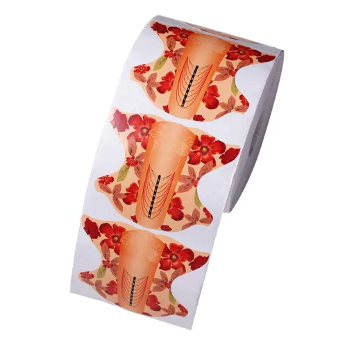 Miniatura 3 de Beauty Leader - 500 unidades por rollo de uñas acrílicas para arte de uñas, extensión de gel, herramientas de peinado, formas de rizos