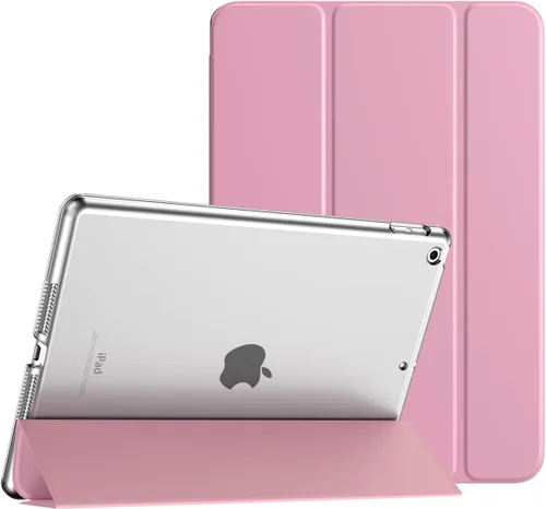 Miniatura 23 de TiMOVO Funda inteligente delgada para iPad 10.2 para iPads de 9ª/8ª/7ª generación, funda protectora translúcida de PC dura con soporte, color blanco