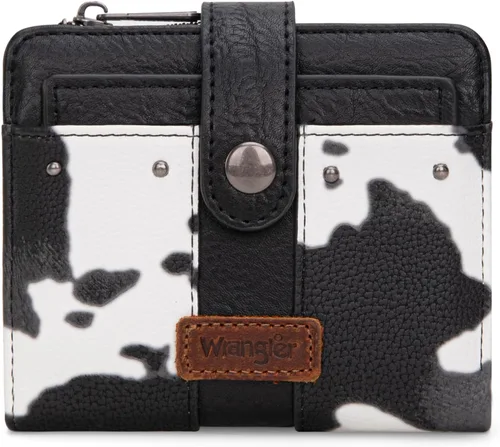 Miniatura 7 de Montana West X Wrangler billetera para mujer, billetera pequeña de dos caras para mujer, billetera para mujeres, billetera para tarjetas de crédito