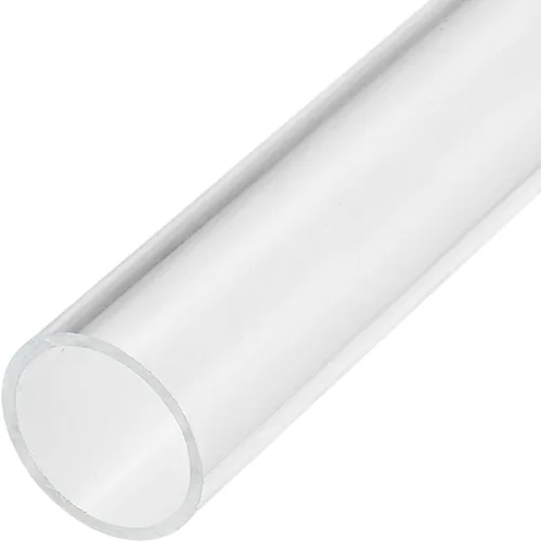 Miniatura 45 de MECCANIXITY Tubo acrílico transparente rígido redondo tubo 145 mm (5.7 ") ID 150 mm (6") OD 6" para lámparas y linternas, sistema de refrigeración