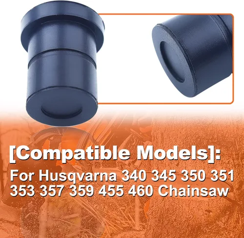 Miniatura 4 de 503869201 Kit de limitador de movimiento de goma para motosierra Husqvarna 340 345 350 351 353 357 359 455 460 461
