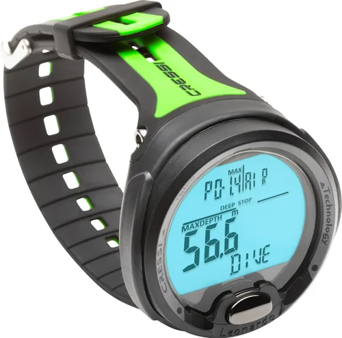 Miniatura 10 de CRESSI Leonardo 2.0 Ordenador de buceo subacuático de un solo botón, 3 modos: aire, nitrox, calibre, menú fácil de usar - Diseñado y fabricado