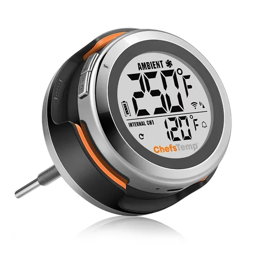 Miniatura 10 de ProTemp S1 Termómetro inteligente patentado para parrillas con Hub, Wi-Fi y Bluetooth para Weber, Big Green Egg, parrillas para ahumar, offset