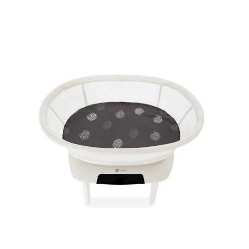 Miniatura 3 de 4moms MamaRoo Sleep - Sábanas para moisés y muebles, lavable a máquina y 100% algodón, color gris