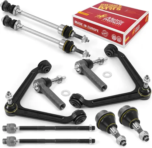 Miniatura 76 de Metrix Premium Chassis Parts - Kit de suspensión delantera de 10 piezas para BMW X5 2007-2013, BMW X6 2008-2014, reemplazo, fabricado en Europa