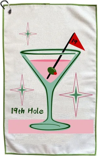 Divertida toalla de golf, toallas de golf impresas para bolsas de golf con clip, regalo de golf para hombres, marido, novio, papá, regalos de