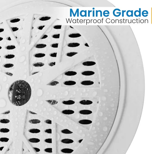 Miniatura 4 de Pyle Altavoces marinos duales de 4 pulgadas, resistente al agua y a la intemperie, sistema de sonido estéreo de audio para exteriores con cono